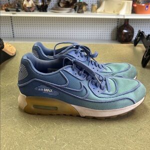 Nike Air Max Teal and White Sneakers